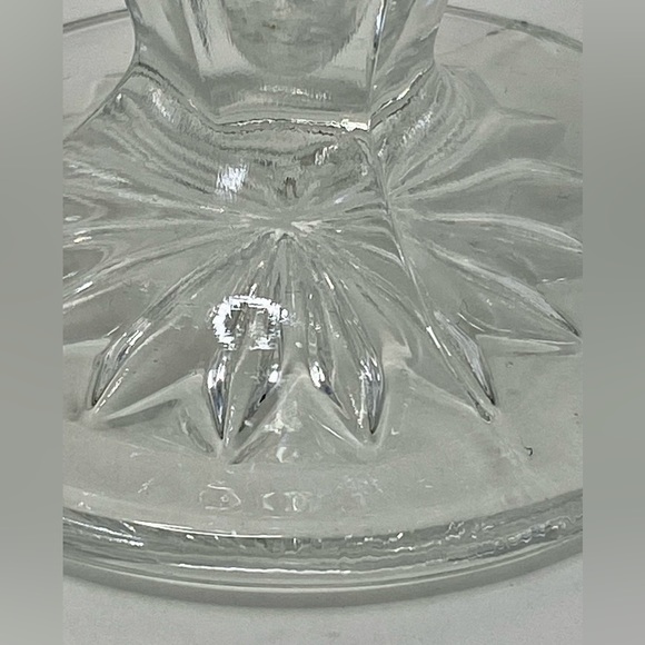 ✅ Set of 2 Vintage Lead Crystal Vases Hand Made by Leonard Made in Italy 8” High - Picture 10 of 16